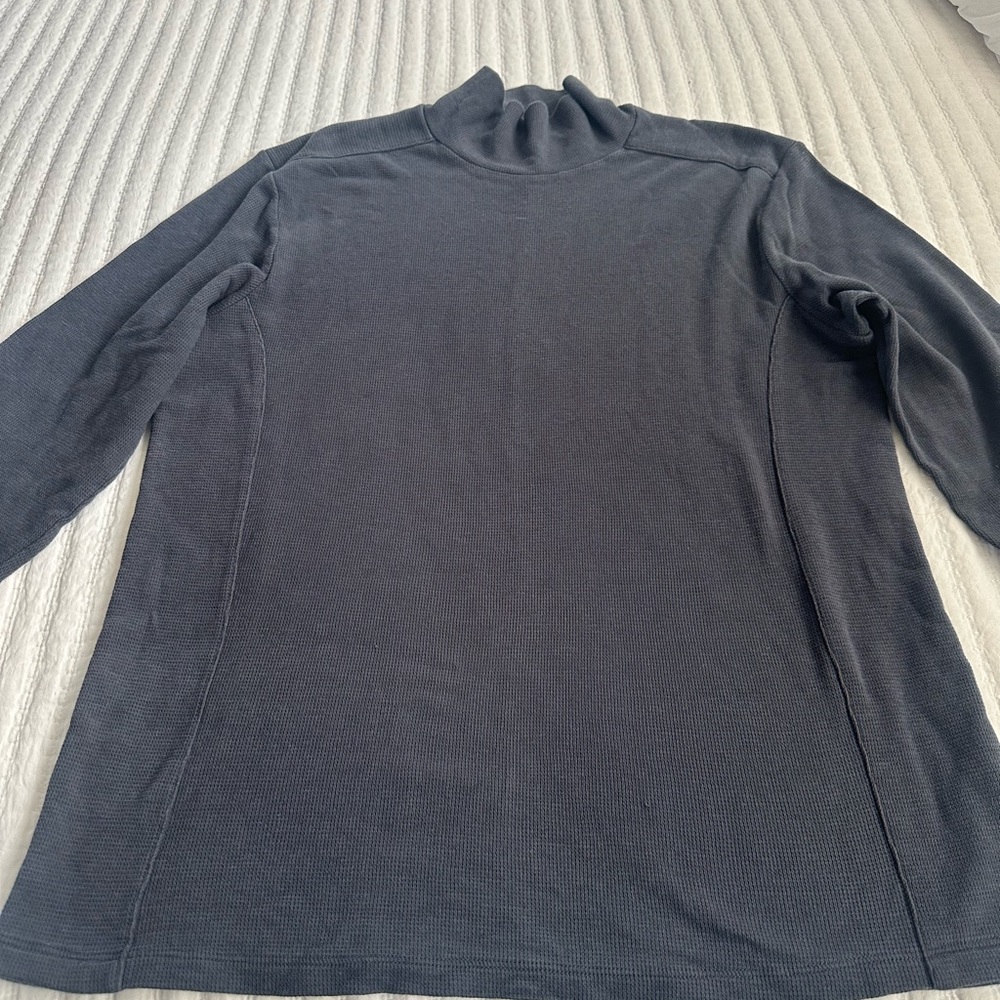 Vince Charcoal Knit Turtleneck Sweater
